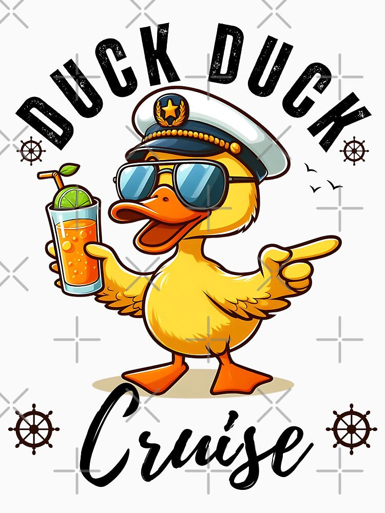 Duck Duck Cruise Family Matching Cruise Funny Group Summer by ArtByKatti