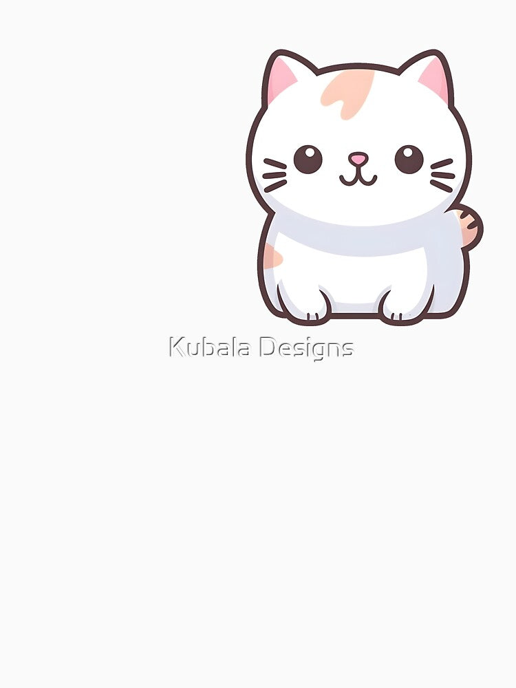 Cute Happy Cat by Kubala Designs