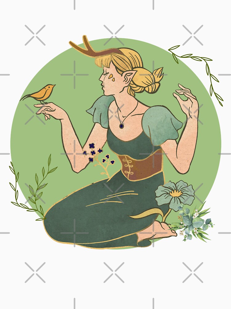 Crazy Bird Lady With Love Birds by bsrishika
