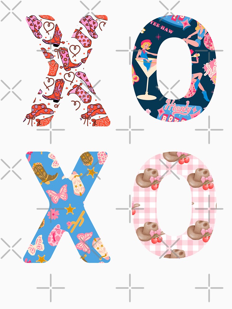 XOXO Cowgirl Typography by ice-apparel