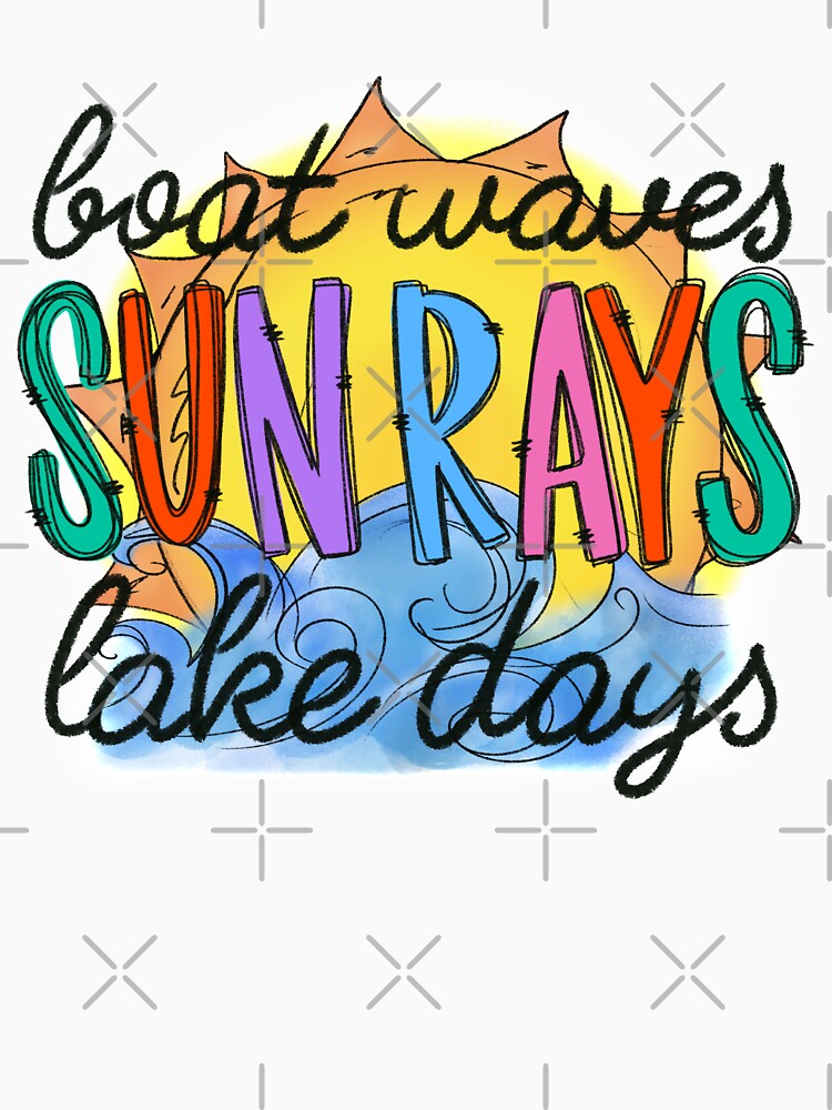 boat waves sun rays lake days by taby2you