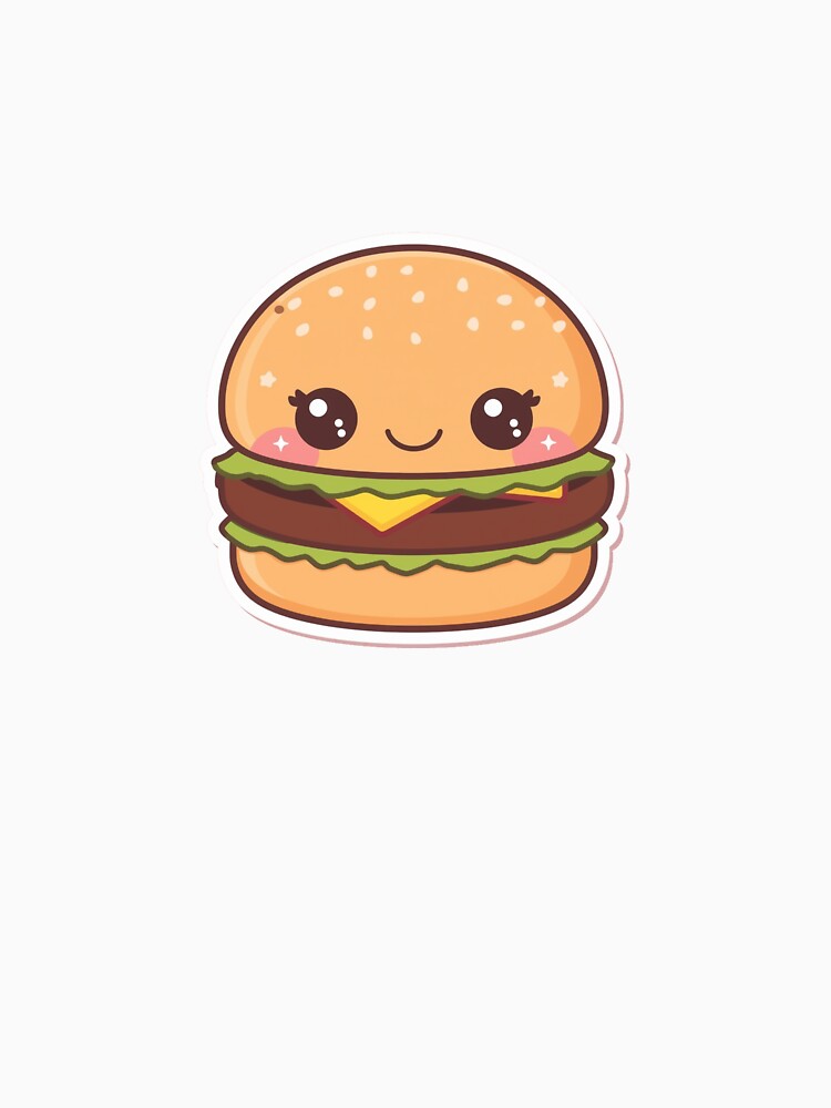 Kawaii Burger – Cute and Gourmet Burger by KawaiiAI-Art