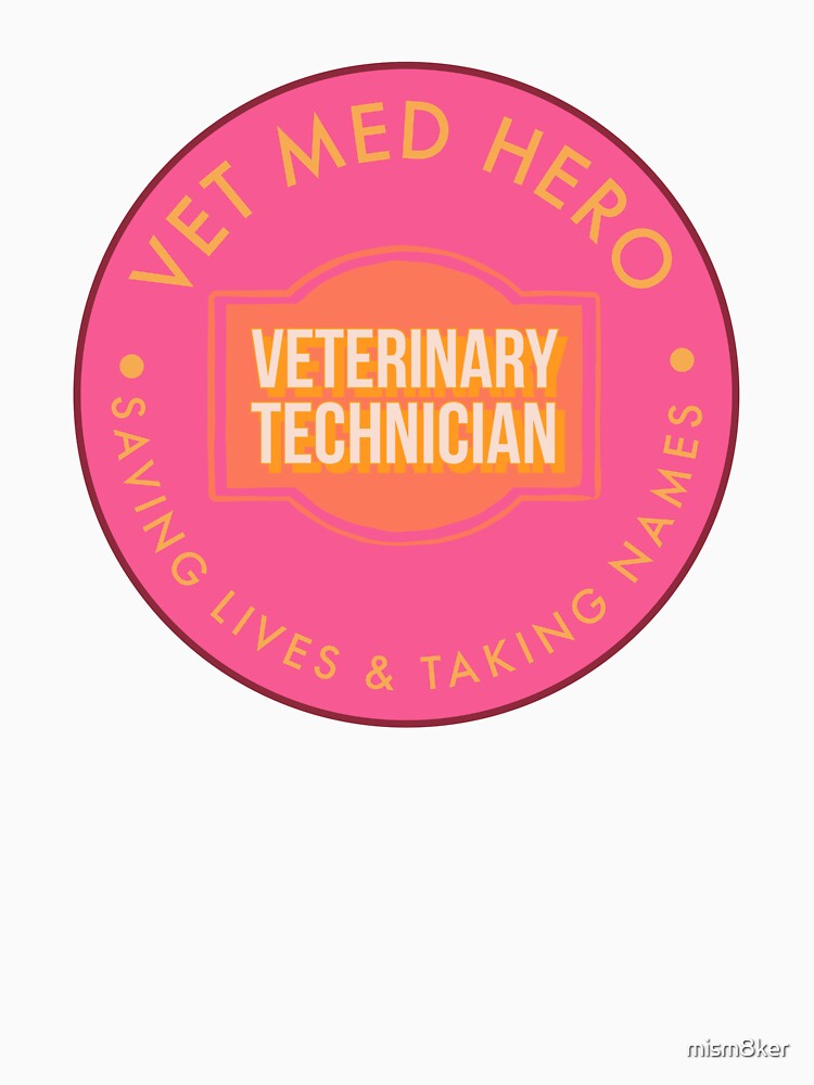 Vet Med Hero Vet Tech pink by mism8ker