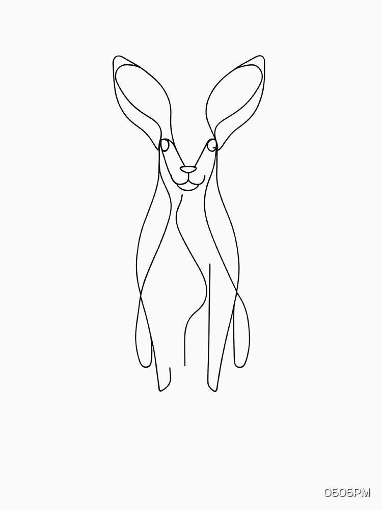 Minimal Animal Line Art Aesthetic by 0606PM