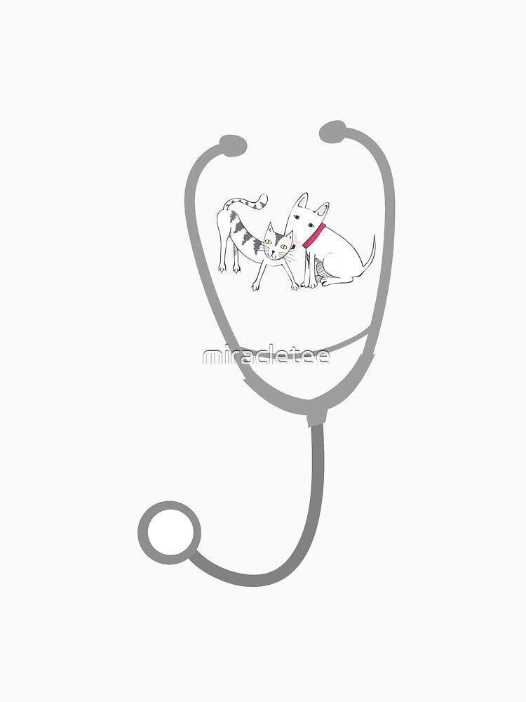 Vet Tech Veterinarian Gift Love Animal by miracletee