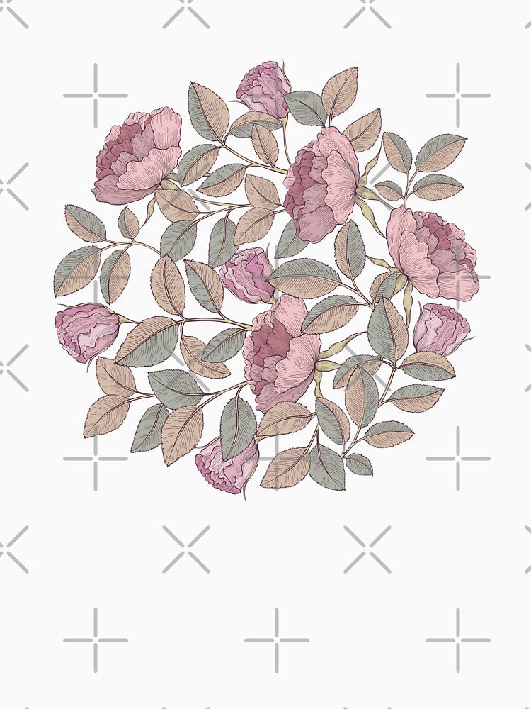 Autumn Rose Garden by VanderX