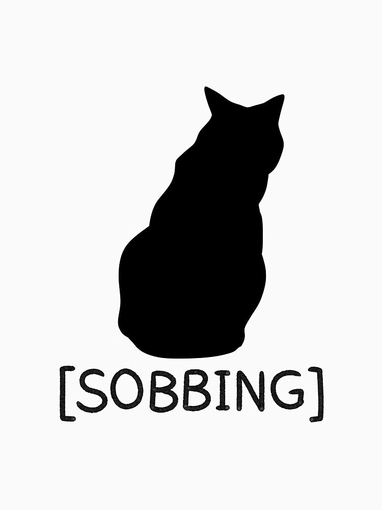 sobbing meme cat sticker by astrocyti