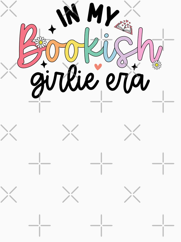 In my bookish girlie era Kindle sticker by Radical Buttons