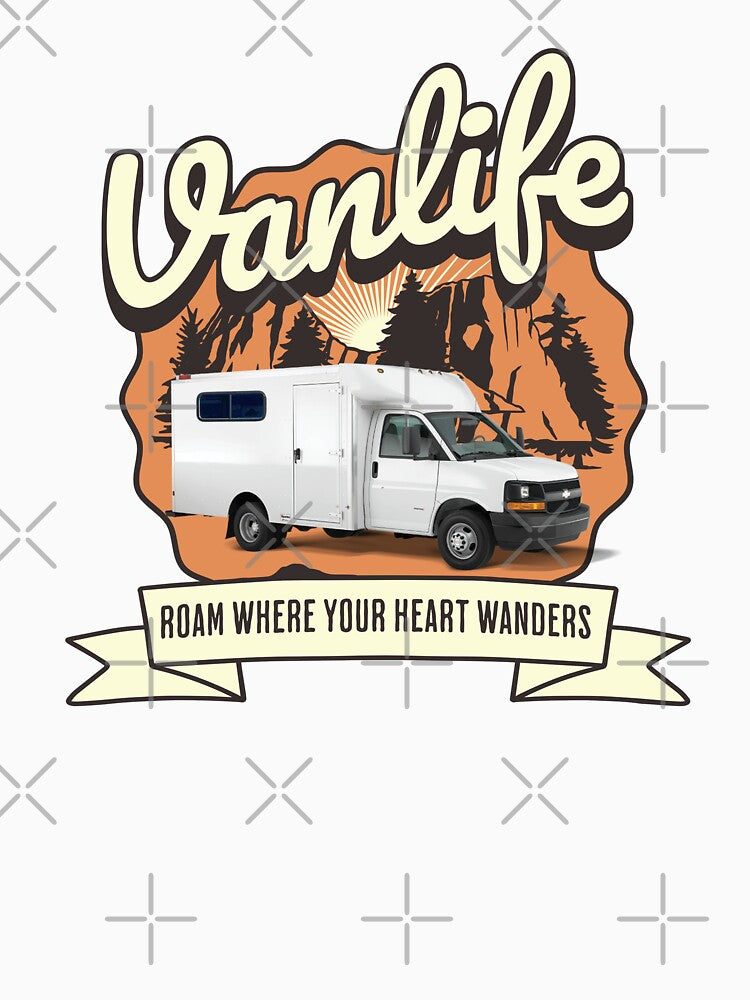Vanlife Roam Where Your Heart Wanders by edesignprints
