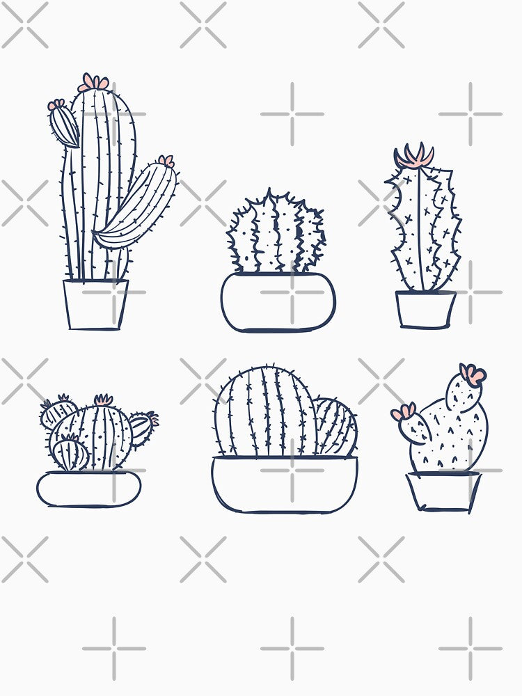 Hand Drawn Cacti by dk80