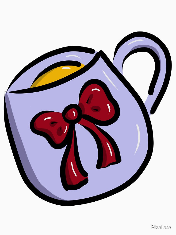 Cute Mug With Bow by Pixellete