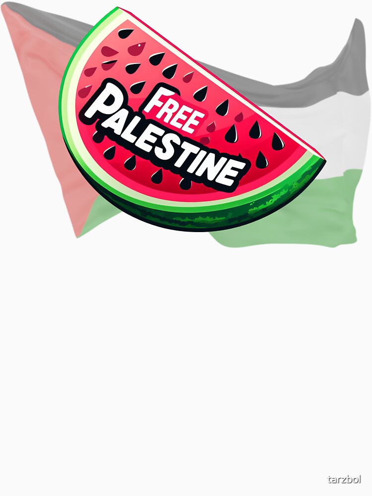 Free Palestine Watermelon T-shirt, Sticker - Stand with Palestine by tarzbol