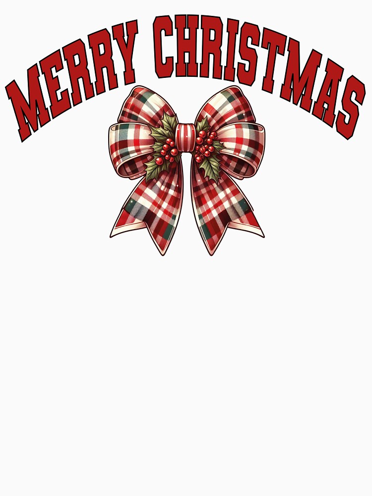 Merry christmas coquette bow shirt, christmas gift, cozy christmas, christmas shirt, christmas sweatshirt, holiday outfit, xmas decor by Noe Mill