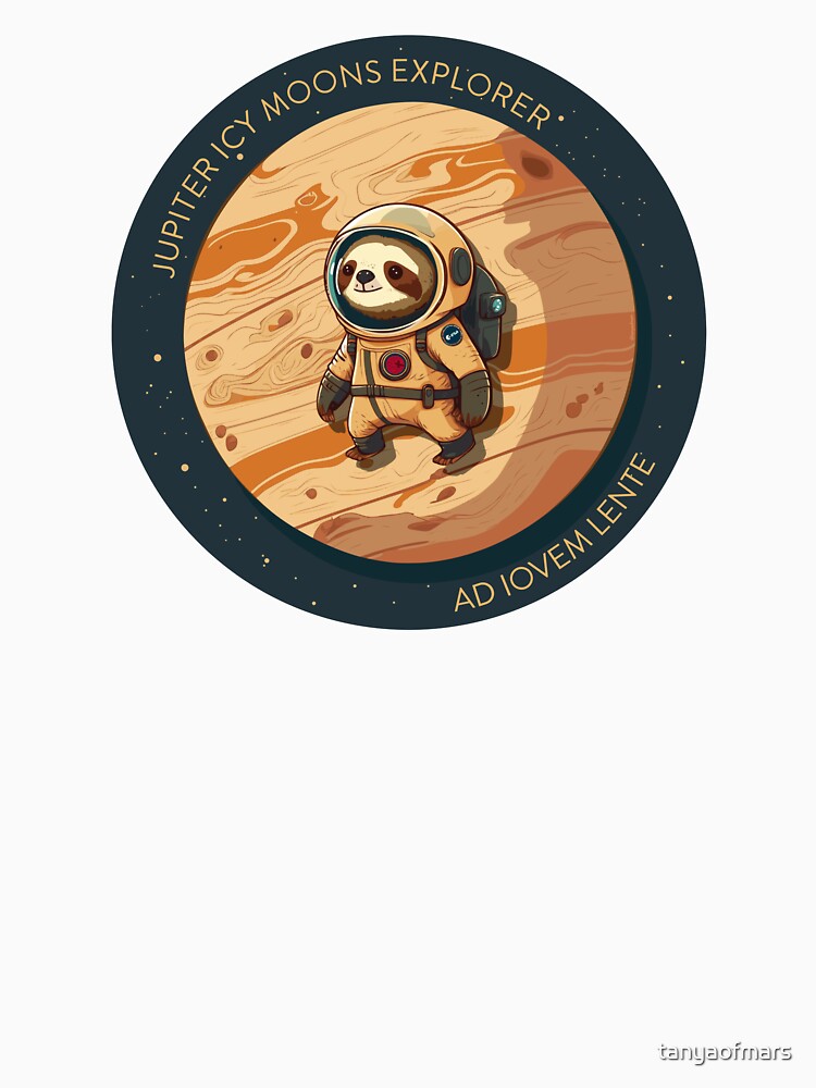 ESA JUICE Mission Sloth - Jupiter Icy Moons Explorer by tanyaofmars Unisex