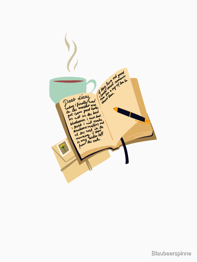 Diary, Cottagecore, book by Blaubeerspinne
