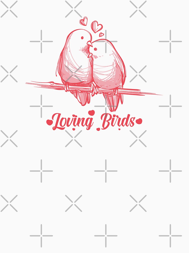 loving birds | love birds | happy birds | couple birds design art by tshirtsdesign9