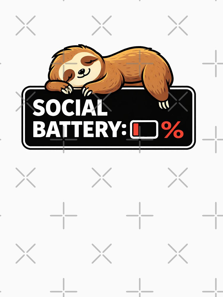 Social Battery: 0% by Smilery
