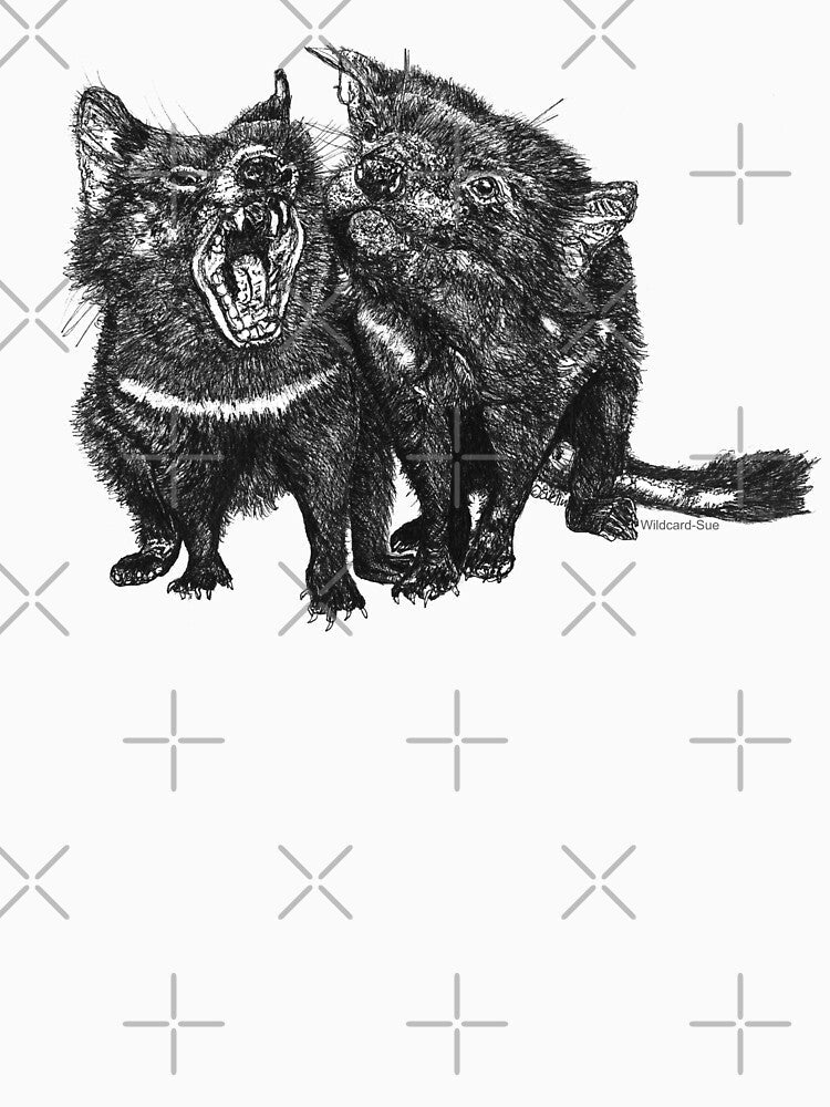 Kim and Josh Tasmanian Devils by Wildcard-Sue Unisex