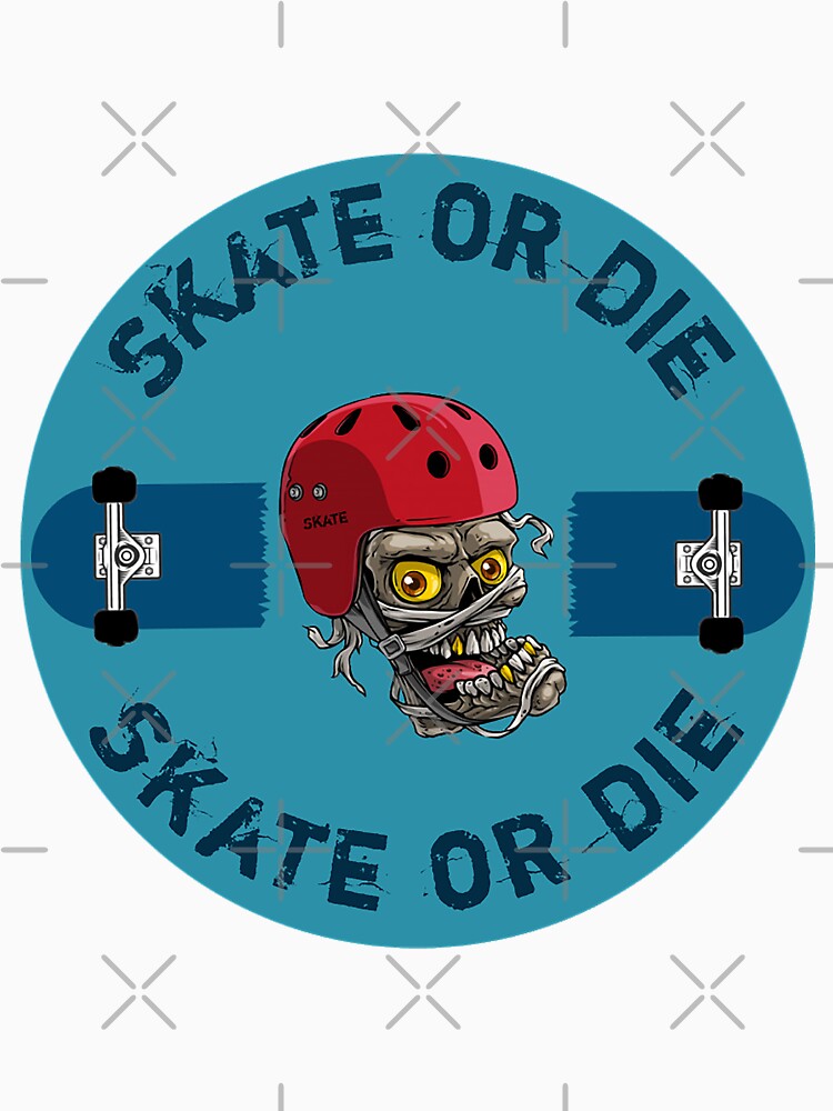 Skateboard Skate Or Die Shirts - Skull Skateboard t shirt - Skull Skateboard Hoodie - Skull Skateboard  Backpack - Skull Skateboard Water Bottle by happygiftideas