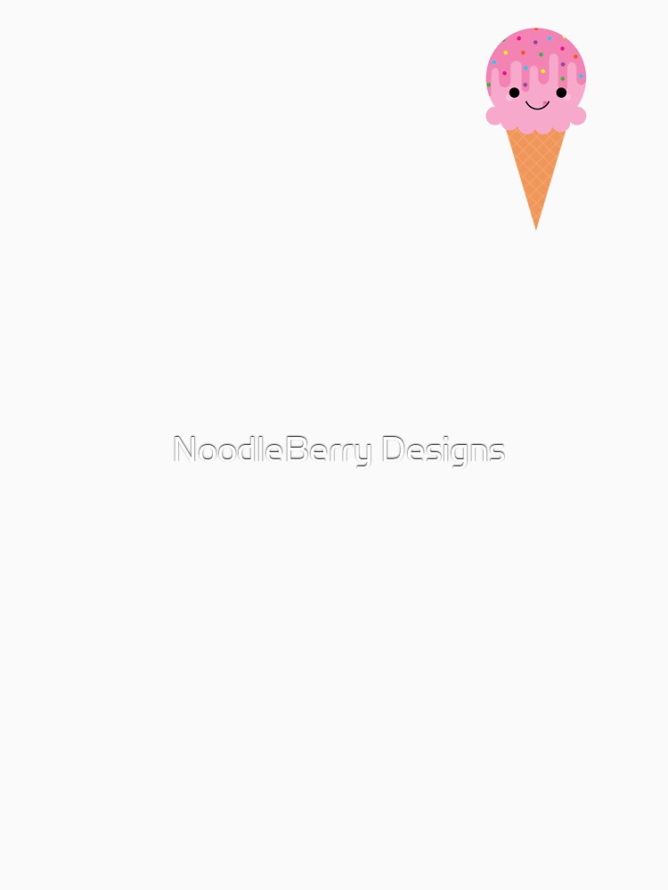 Strawberry Ice Cream Cone by NoodleBerry Designs
