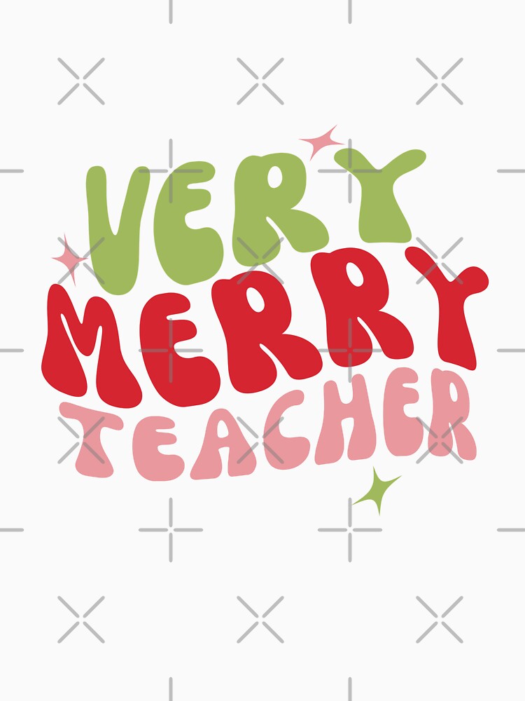 very merry teacher christmas teacher gift for teacher xmas favorite teacher by CreativaNook