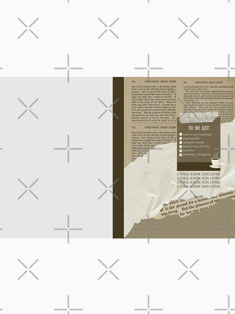Typical To Do List for dark academics - Aesthetic dark academia design by Athenasgirl