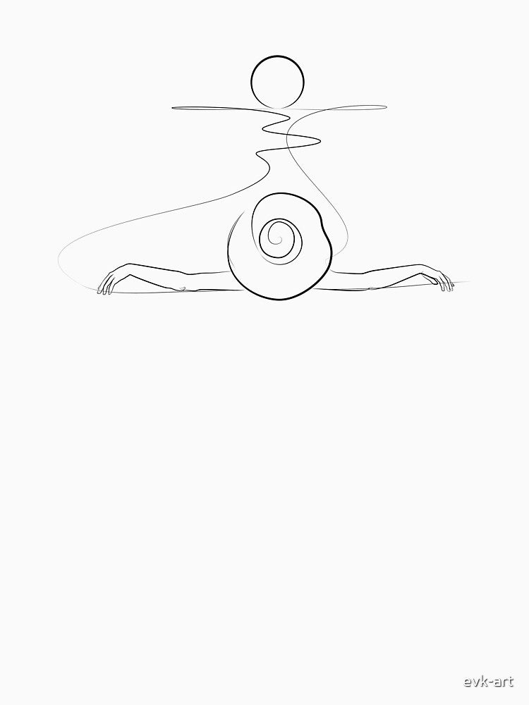 Woman minimalist lineart by evk-art