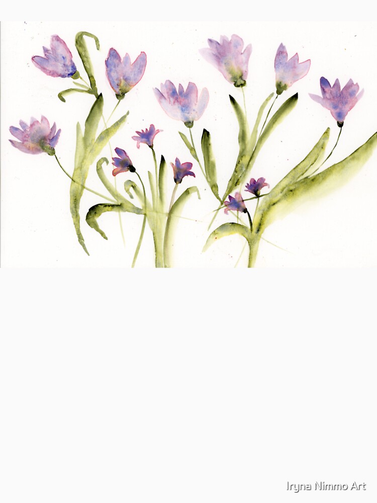 Purple Blossoms by Iryna Nimmo Art