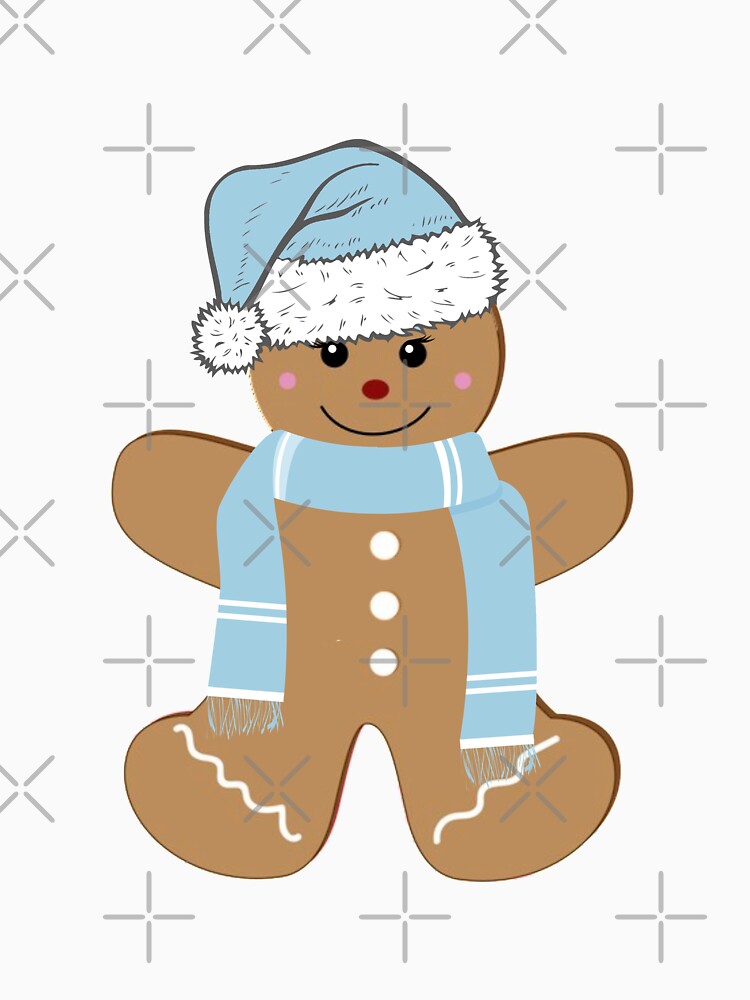 Gingerbread Woman-Blue by brookebudweiser