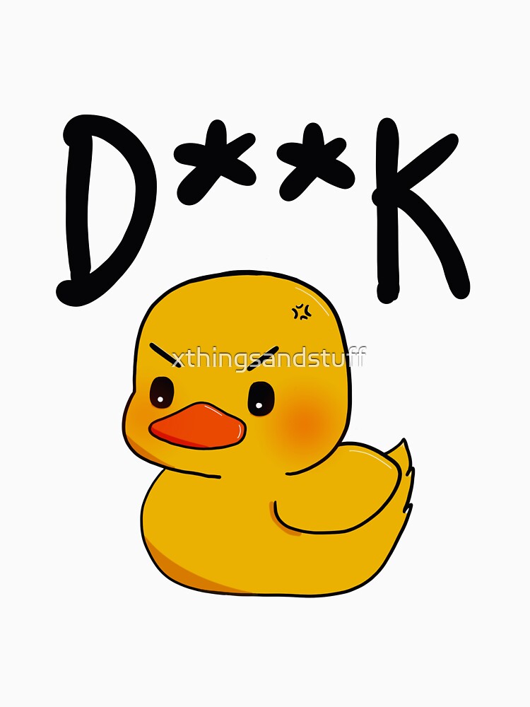 RED Angry duck by xthingsandstuff