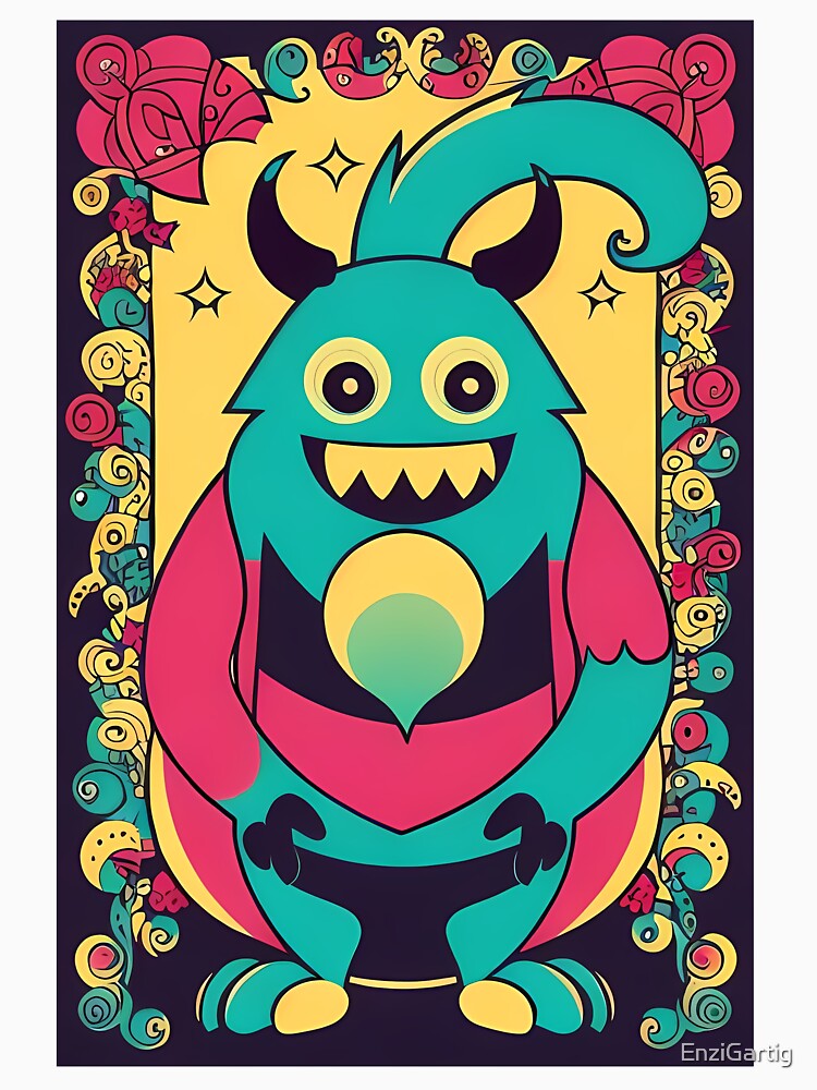 Cute Funny Monster by EnziGartig