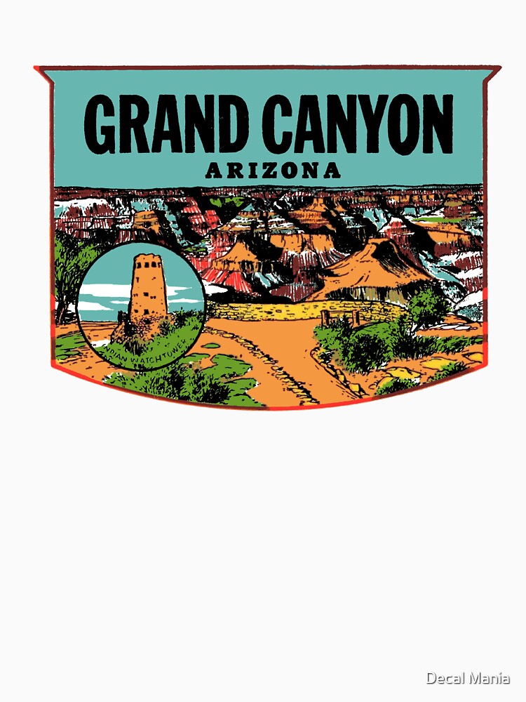 Grand Canyon Vintage Style by Decal Mania