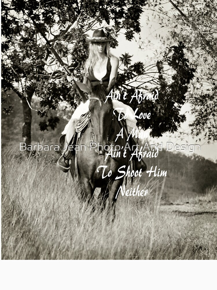COWGIRL BORN COWGIRL BRED, POSTERART by Barbara Jean Photo Art And Design