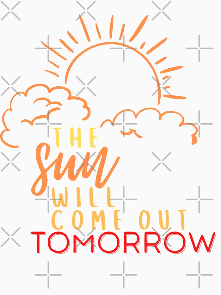 The Sun Will Come Out Tomorrow on Black by indigofox-x