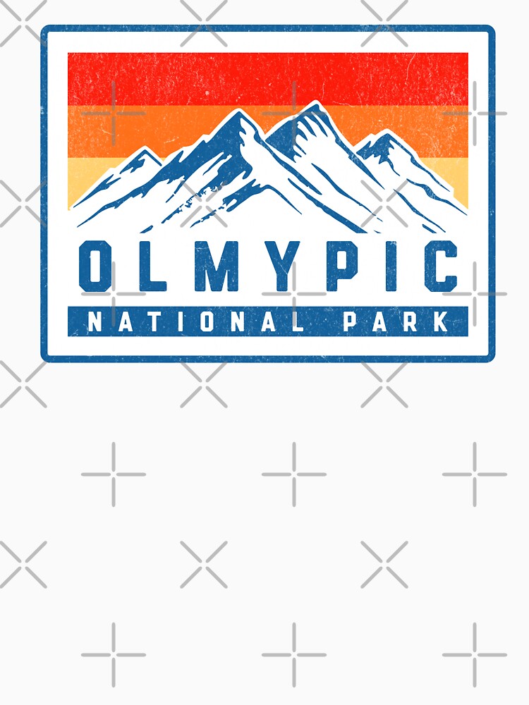Olympic National Park Vintage Mountains by Guarddogdrive