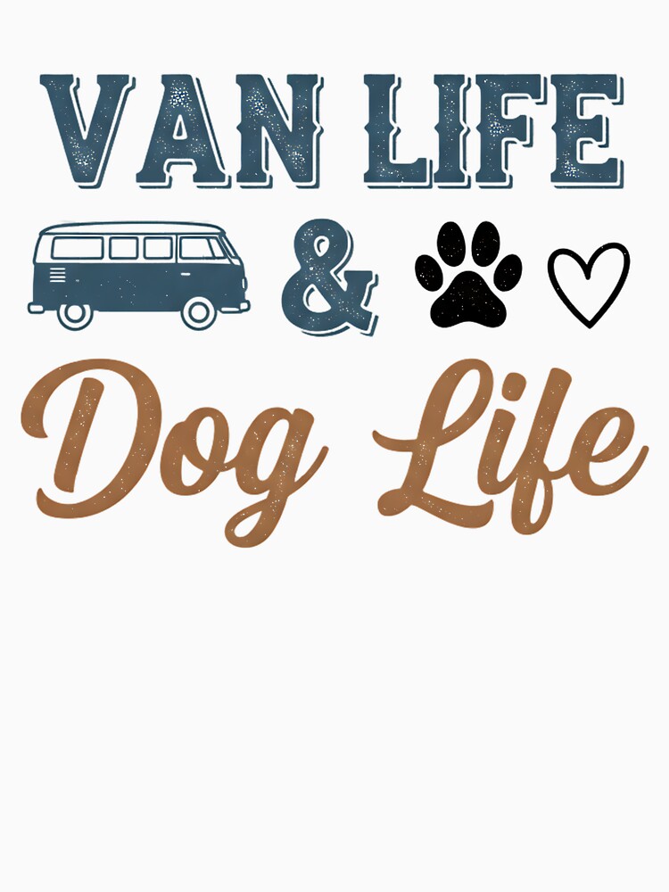 Minimalist Van Life and Dog Life Travel Design by Silent Watch Threads.