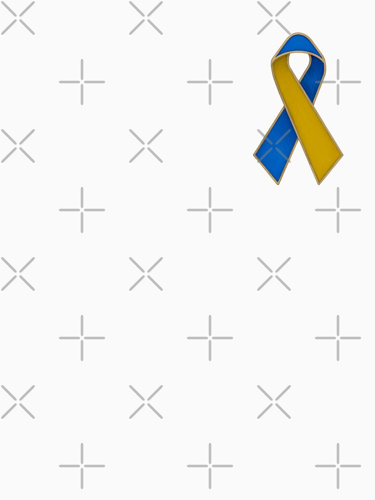 Down Syndrome Ribbon - Awarenesse ribbon by darcy boutique