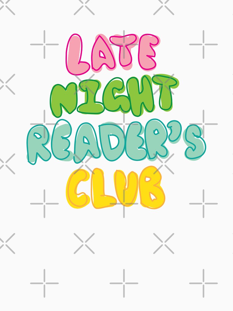 Late night readers club funny book lover by fluffyfamcraft