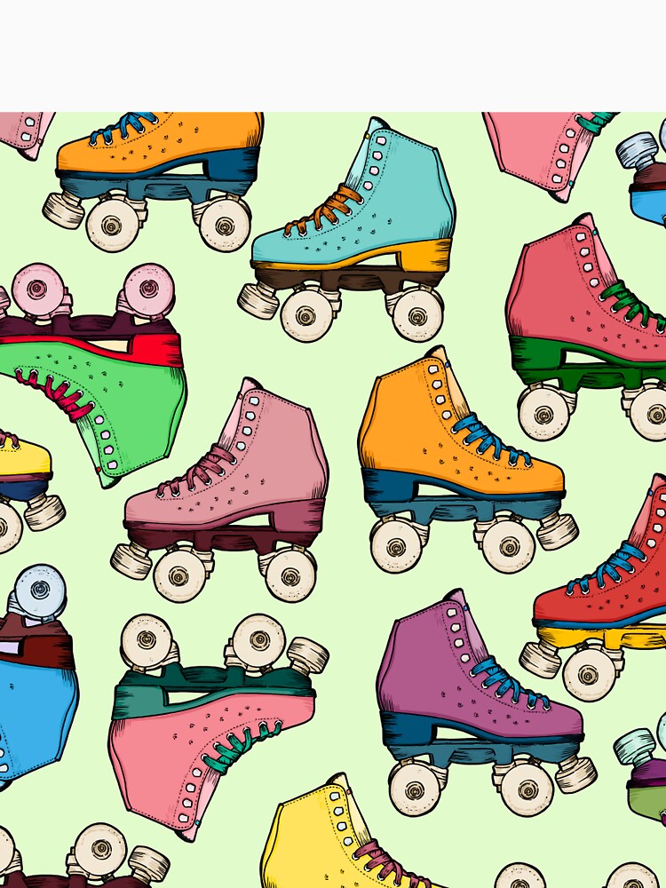 Set of colorful color wheel skates by MignonBeauty