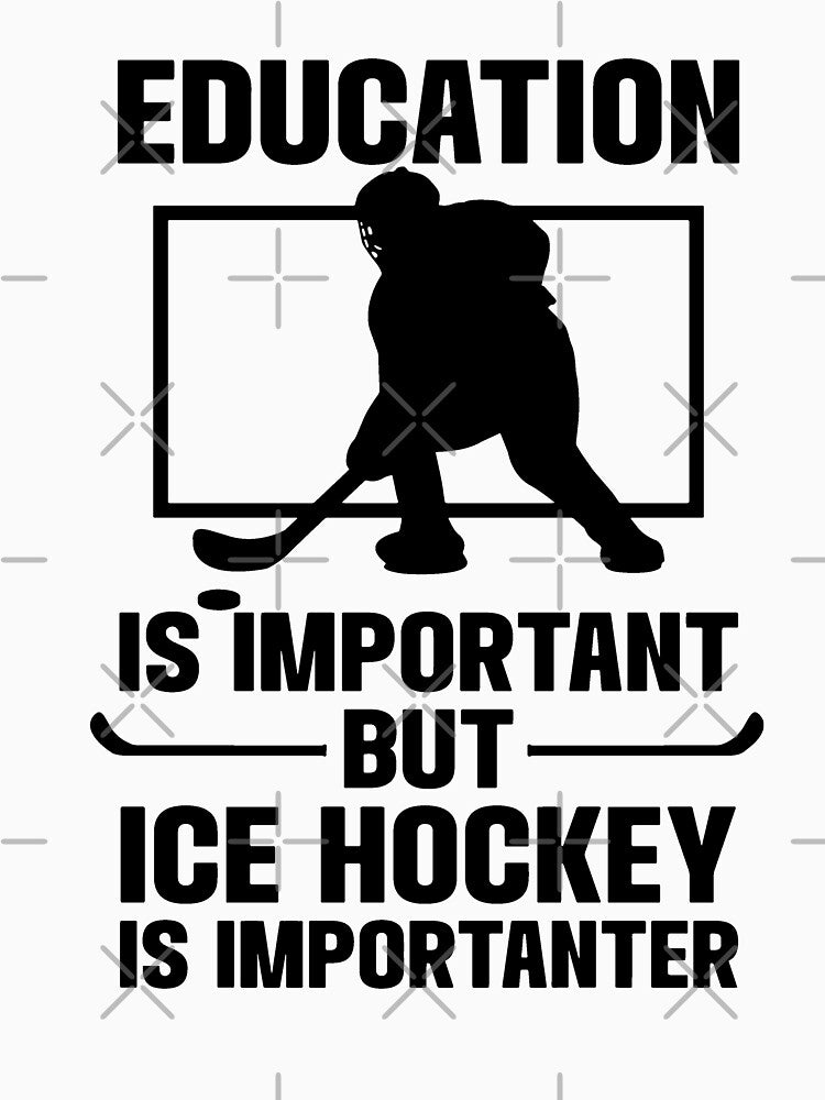 education is important but ice hockey is importanter by PERsonalthreads