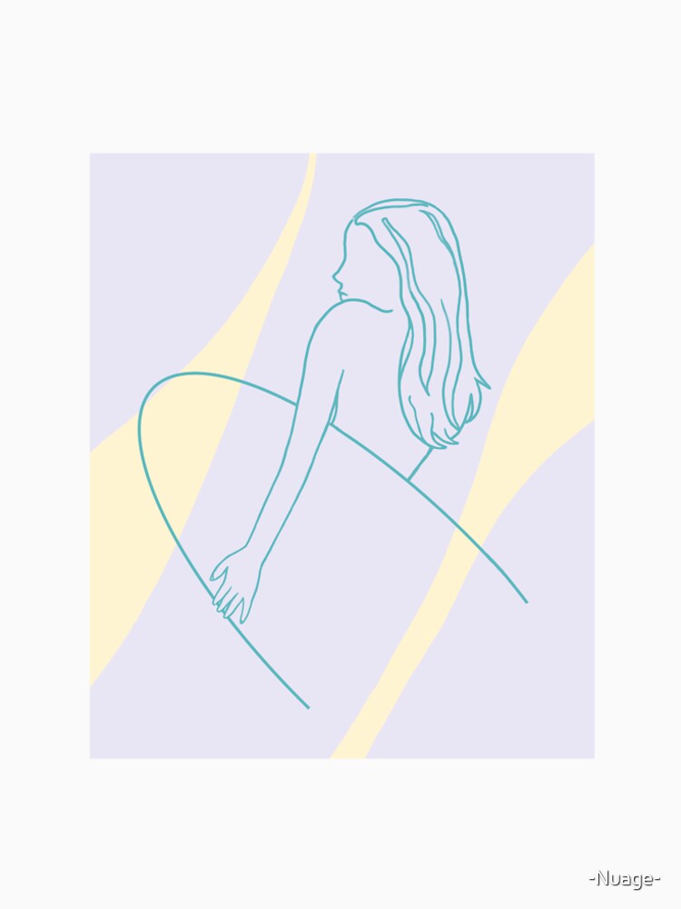 Surfer - Line art by -Nuage-