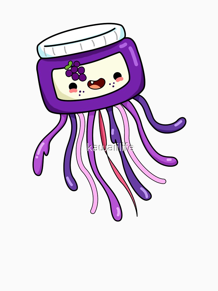 Kawaii Grape Jelly-fish by kawaiilife