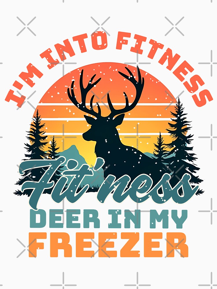 I'm Into Fitness Deer Freezer by Glint-Design