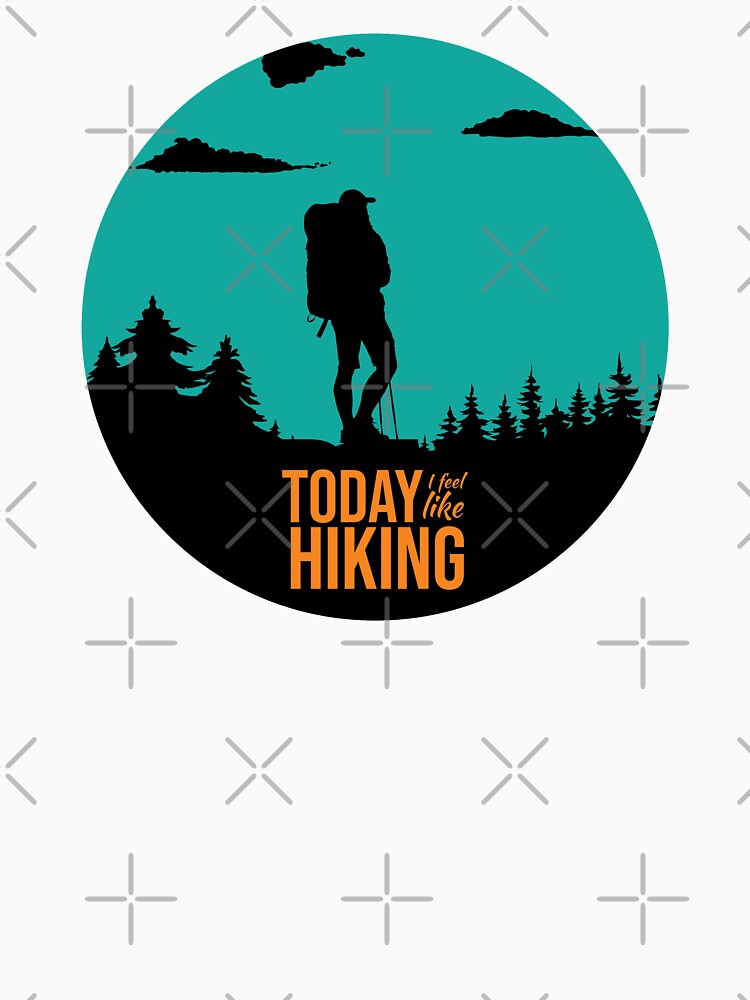 Today I feel like hiking Sticker by DarkoMDesign