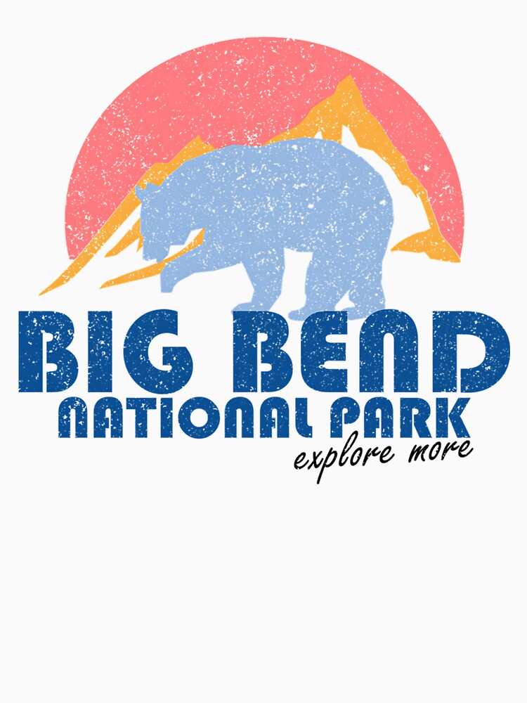 Vintage Big Bend National Park Retro by Marguritesuzy