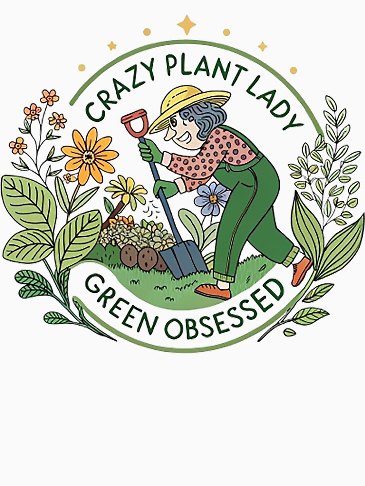 CRAZY PLANT LADY by likbatonboot