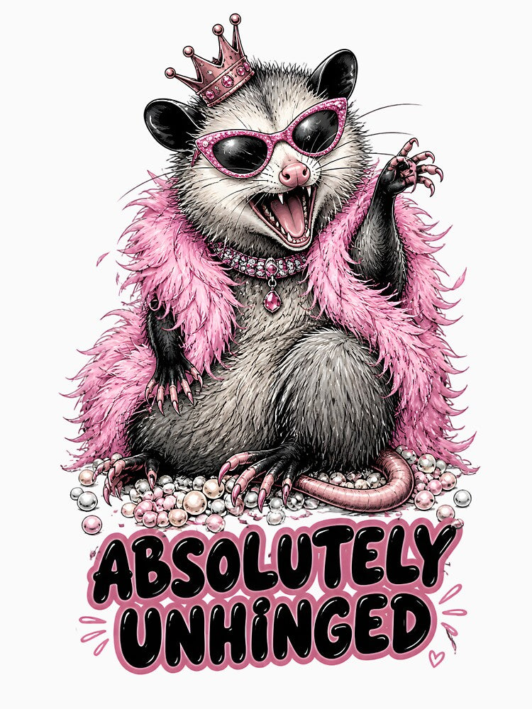 Absolutely Unhinged Opossum by GenesixDesign