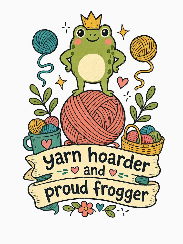 Yarn Hoarder and Proud Frogger by VisualArtsOasis