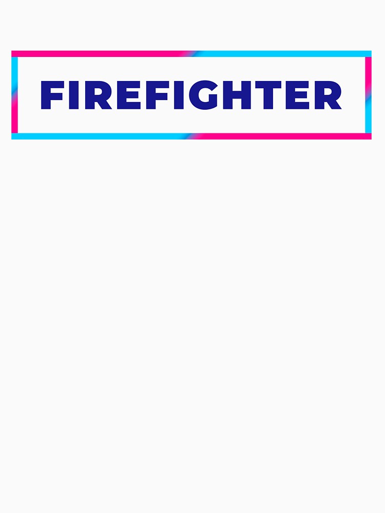 Firefighter retro colorful frame by SVPOD