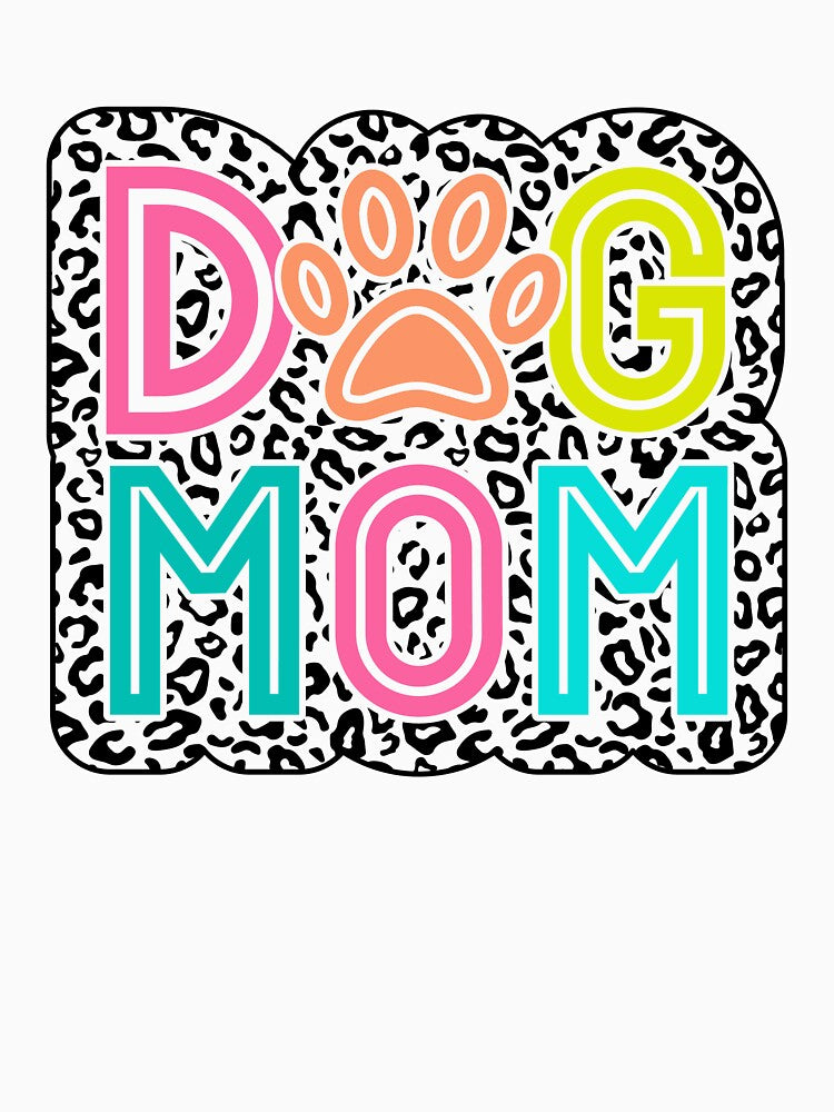 Dog Mom with Paw Print by Animal Passions
